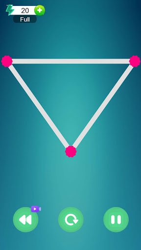 A geometric path puzzle from Unbroken Line Draw Path